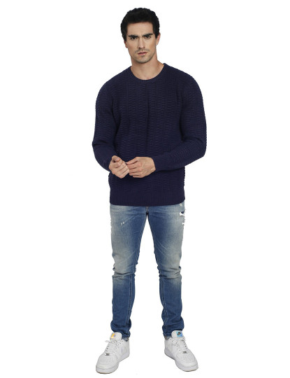 imagem de Sweatshirt Homem Azul Escuro3