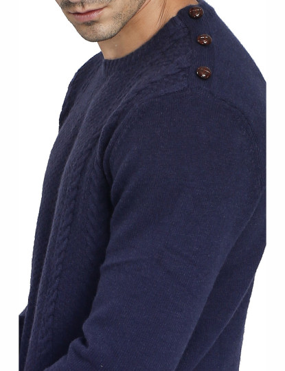 imagem de Camisola Homem Azul Escuro4