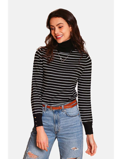 imagem de Camisola Senhora Preto e Branco1