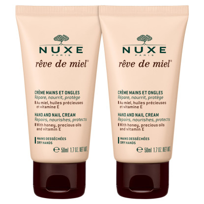 imagem de Nuxe Rêve de Miel Duplo Creme de Mãos e Unhas 2x50ml1