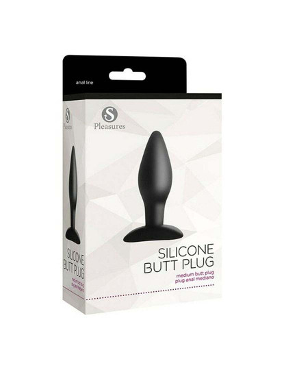 imagem de Plug Anal S Pleasures Silicone Preto (Ø 4 cm)2