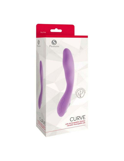 imagem de Vibrador S Pleasures Curve Candy Lilás2