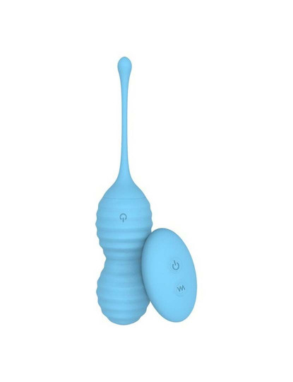 imagem de Bolas de Orgasmo S Pleasures Monsoon Azul Silicone Azul Pastel1