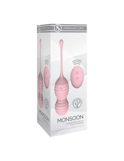 imagem de Bolas de Orgasmo S Pleasures Monsoon Cor de Rosa2