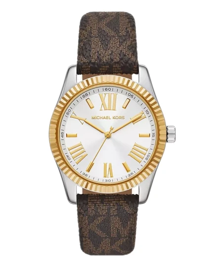 imagem de Relógio Michael Kors Castanho e Dourado1