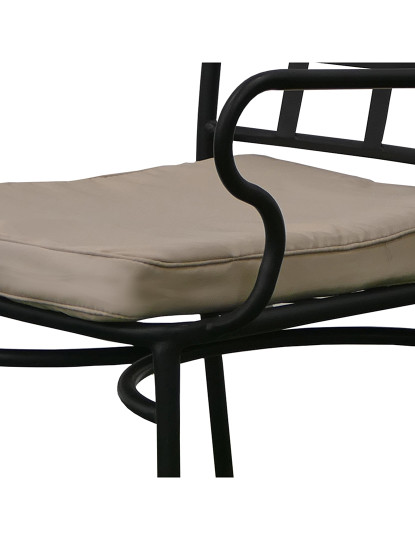 imagem de Cadeira Jardim Aço Empilhável C Almofada Tivoli2