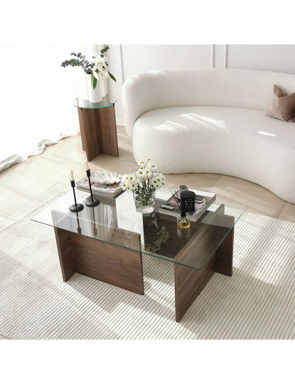 imagem de Mesa De Centro New Escape - Nogueira4