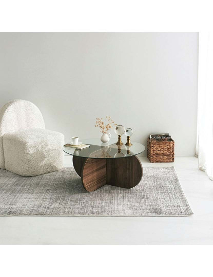 imagem de Bolha De Mesa De Centro - Nogueira2