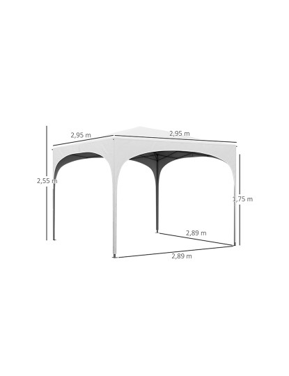 imagem de Tenda Dobrável Branco3