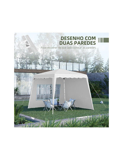 imagem de Tenda Dobrável Branco4