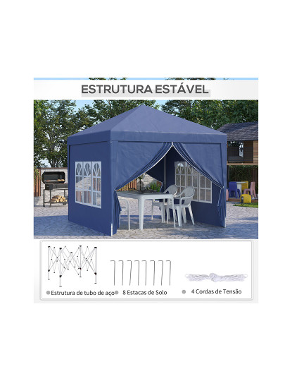 imagem de Tenda de Exterior Azul5