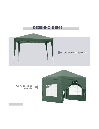 imagem de Tenda de Exterior Verde4