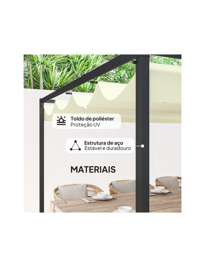 imagem de Pérgola Creme branco4