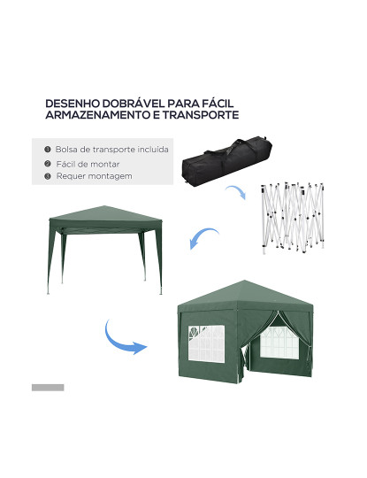 imagem de Tenda de Exterior Verde5