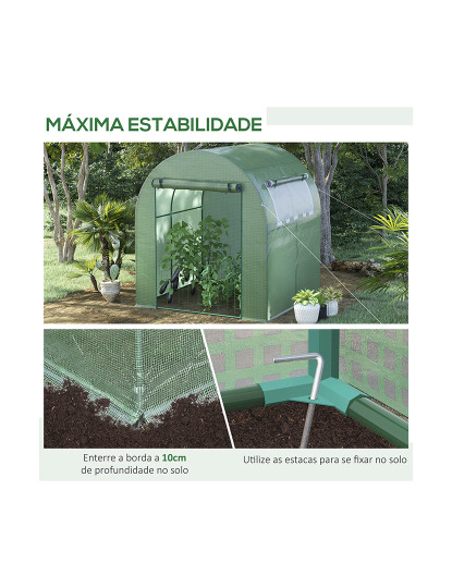 imagem de Estufa de Exterior Verde5