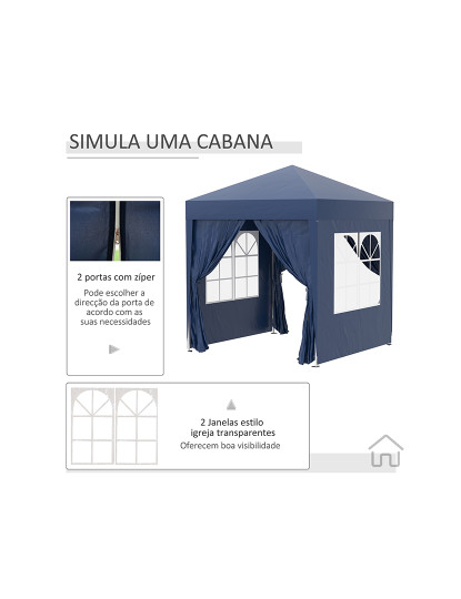 imagem de Pérgola de Jardim Azul5