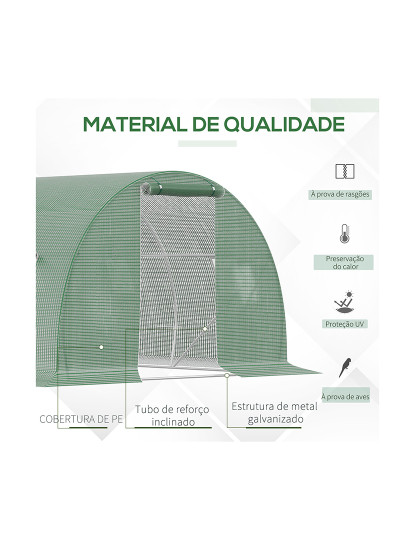 imagem de Estufa Tipo Túnel Verde4