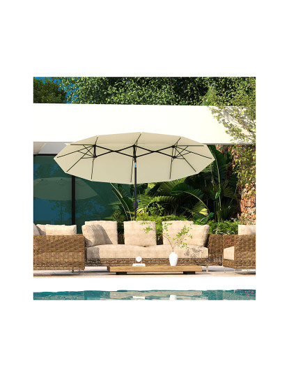 imagem de Chapéu de Sol Duplo Beige2