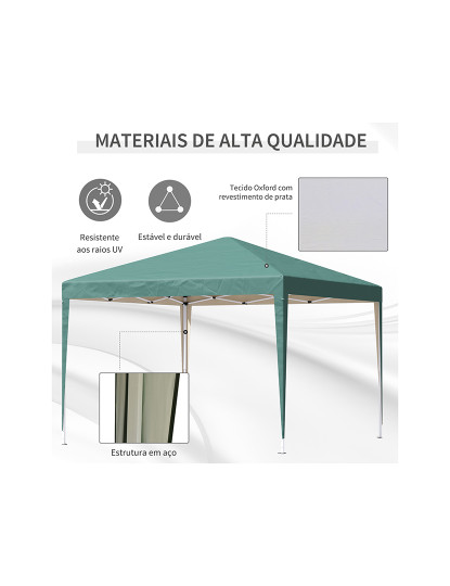 imagem de Tenda de Exterior Verde escuro4