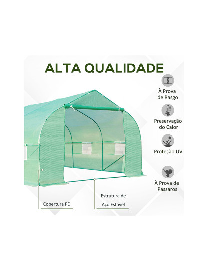 imagem de Estufa Tipo Túnel Verde4