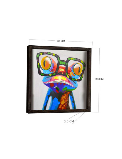 imagem de Quadro Cool Frog Multicor3