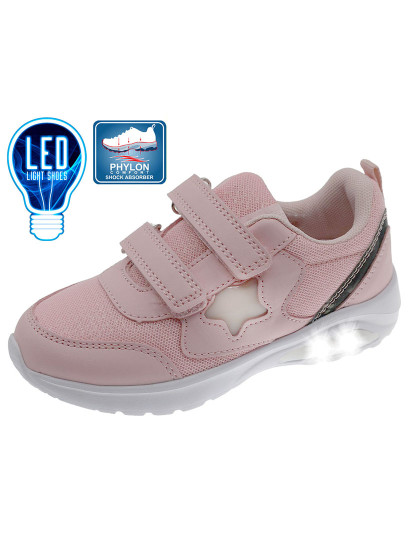 imagem de Sapato com Luzes Infantil Rosa1