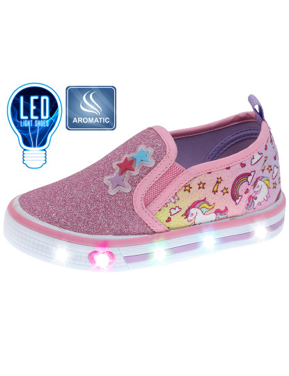 imagem de Sapato com Luzes Infantil Rosa1