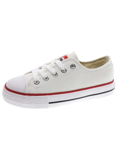 imagem de Sapato Lona Juvenil Branco1