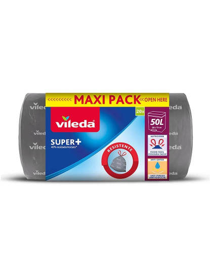 imagem de  SACO LIXO SUPER + MAXI ROLO 50L 20UN1