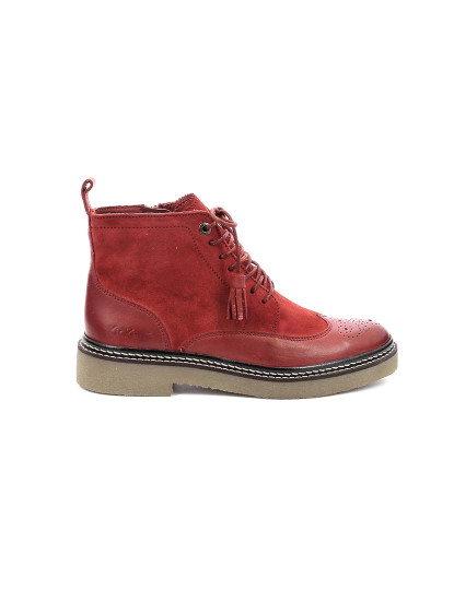 imagem de Botim/Bota Senhora Oxanyhigh Vermelho Escuro1