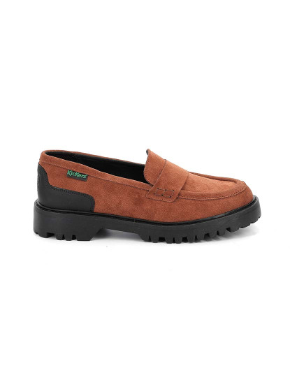 imagem de Sapato Senhora Deck Loafer Laranja Ferrugem1