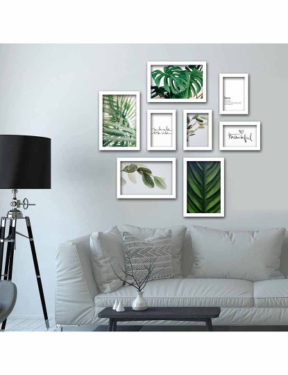 imagem de Pintura MDF Emoldurada Decorativa 8 Peças 2