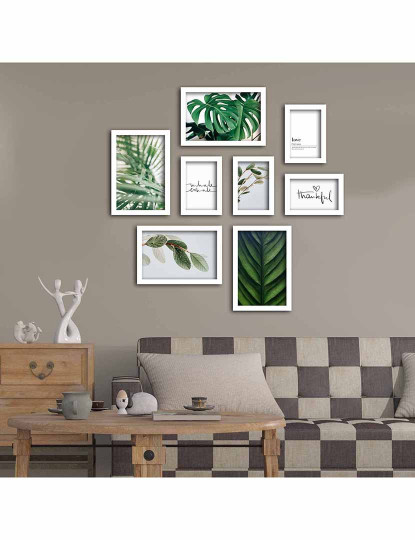 imagem de Pintura MDF Emoldurada Decorativa 8 Peças 3