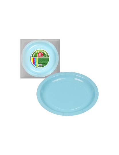 imagem de Conjunto de pratos Best Products Green Azul Cartão1