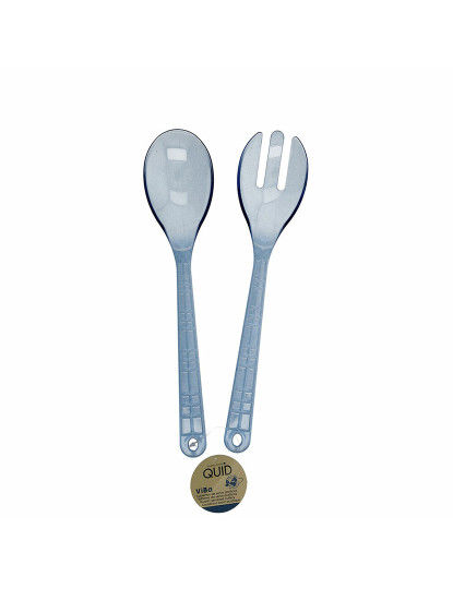 imagem de Talheres de salada Quid Viba Azul Plástico 2 pcs1