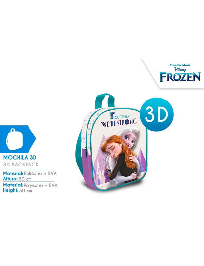imagem de Mochila 3D Frozen 22