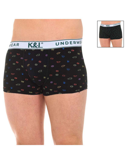 imagem de Pack-2 Boxers Homem Preto Estampado7
