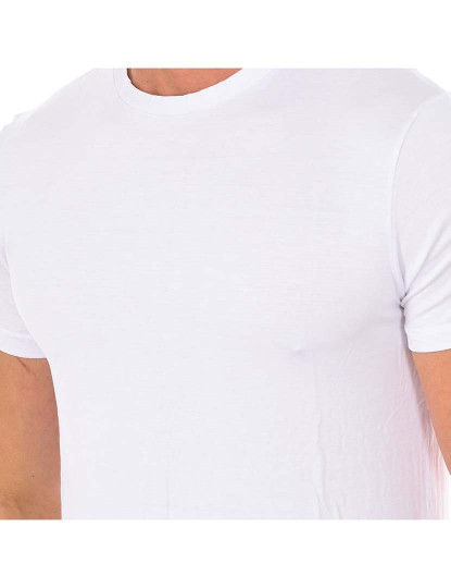 imagem de T-shirt sem Mangas Interior Homem Branco3