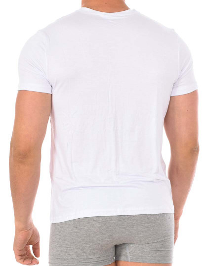 imagem de T-shirt sem Mangas Interior Homem Branco2