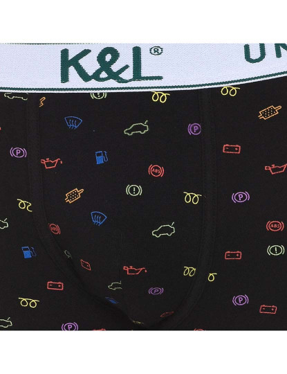 imagem de Pack-2 Boxers Homem Preto Estampado5