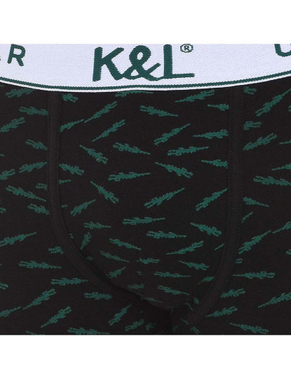 imagem de Pack-2 Boxers Homem Preto Estampado6