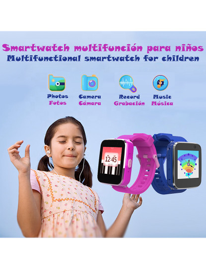 imagem de Smartwatch infantil CT5 Amarelo1