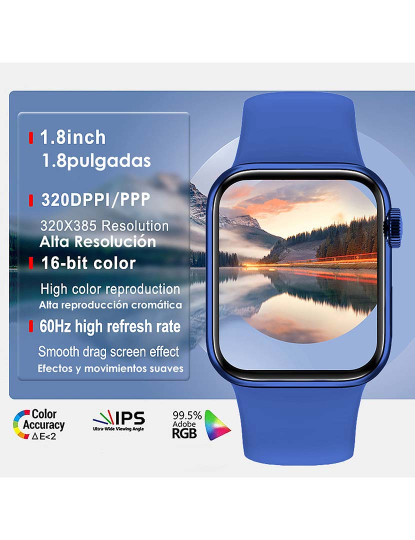 imagem de Smartwatch AW20 Azul2