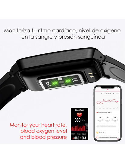 imagem de Smartband TK71pro Preto1