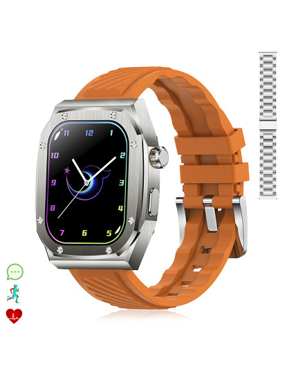 imagem de Pulseira dupla Smartwatch Z79 Max Laranja1