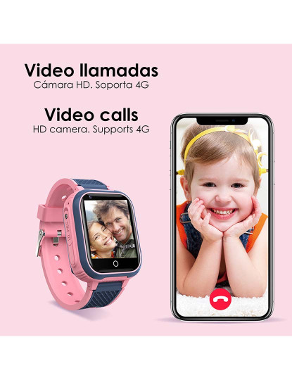 imagem de Smartwatch Kids LT21 Rosa2