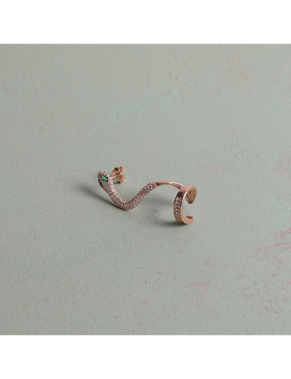 imagem de Brincos Rosa Dourado e Verde2