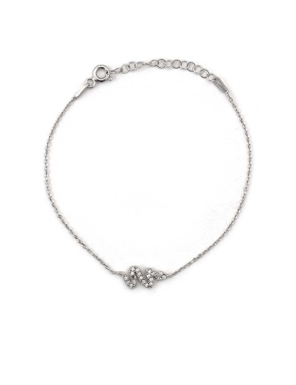 imagem de Conjunto Colar, Pulseira e Brincos Prateado5
