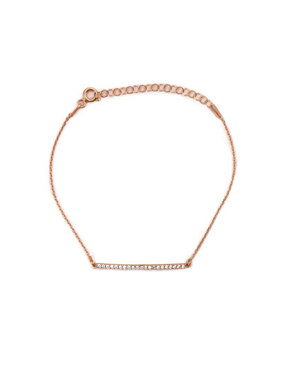 imagem de Pulseira Rosa Dourado2