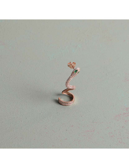 imagem de Brincos Rosa Dourado e Verde1